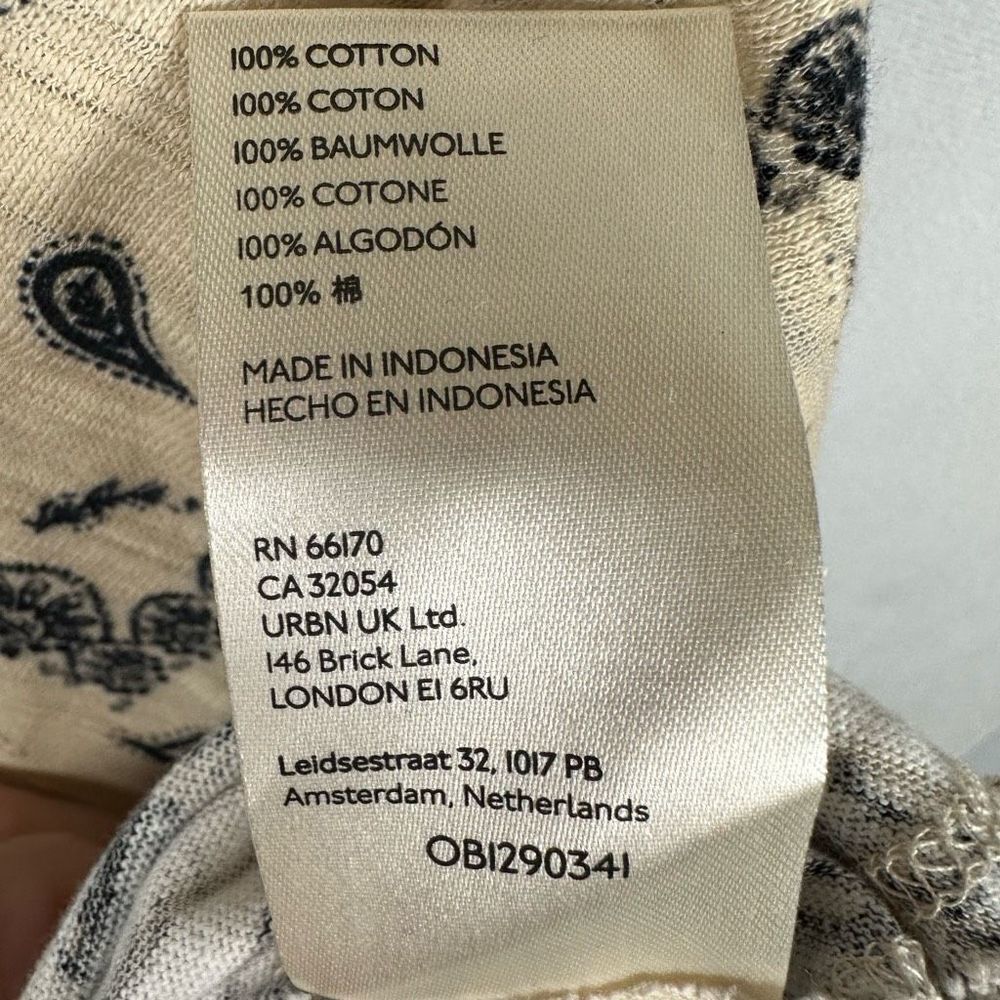 Free People FP Hey Girl Cross Back Handkerchief Flowy Tank Top Tea Combo XS NWT - Picture 8 of 8